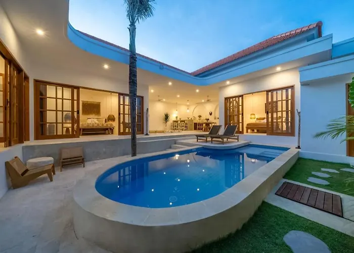 别墅 Villa Tolosa - Modern 3Br - Central Canggu Beach 坎古